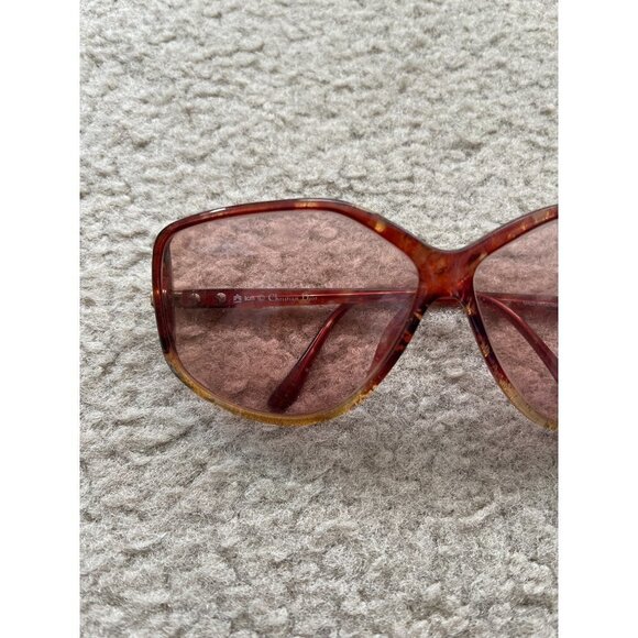 Vintage 80s retro Christian Dior Optyl oversized bronze red sunglasses 2498 62/1 - Picture 2 of 9